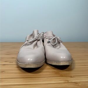 🩰 Django & Juliette Kotty Leather Shoes Women's Size 40 Blush Pink Lace Up